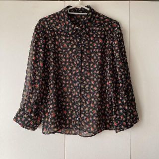 ザラ(ZARA)のZARA ザラ ZARA BASICザラベーシック 花柄ブラウス シャツトップス(シャツ/ブラウス(長袖/七分))