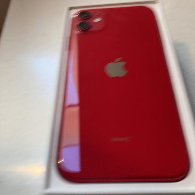 Apple - ラクマ最安値❣️美品⭐️iPhone11 RED 64GB SIMロック解除 