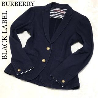 バーバリーブラックレーベル(BURBERRY BLACK LABEL)のバーバリーブラックレーベル プローサム テーラードジャケット 紺ブレ 金釦 2B(テーラードジャケット)