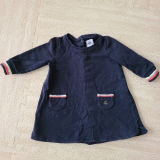 プチバトー(PETIT BATEAU)のプチバトー　ワンピース　12m(ワンピース)