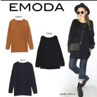 エモダ(EMODA)の最終値下げ◆新品EMODAブラックセーター(ニット/セーター)