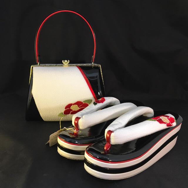 ハイヒール草履バッグセット(新品)
