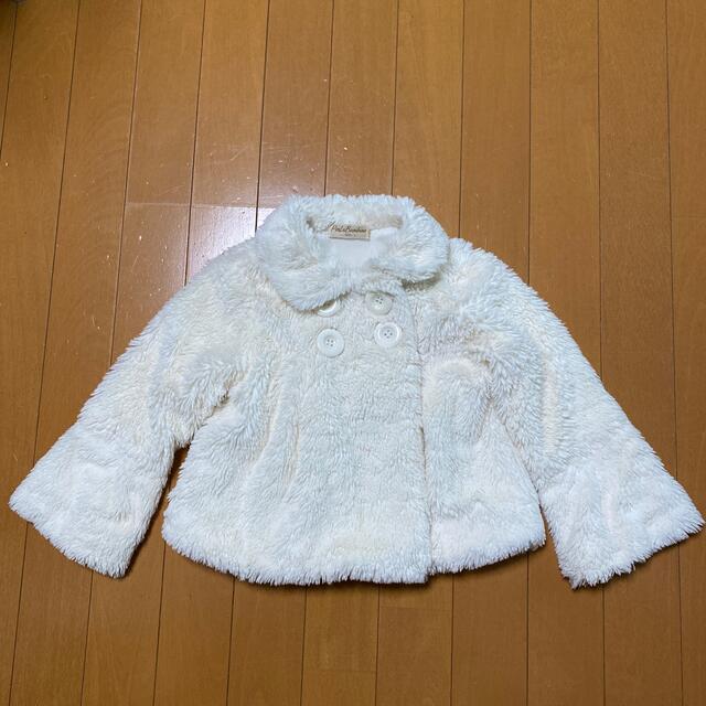 Per La Bambino ファーコート　100㎝ キッズ/ベビー/マタニティのキッズ服女の子用(90cm~)(ジャケット/上着)の商品写真