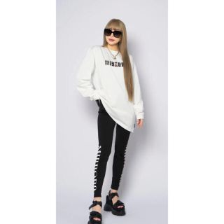 ミラーナイン(mirror9)のmirror9 / Side logo warm leggings(レギンス/スパッツ)