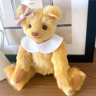 Nana Bee.♡ハンドメイド テディベア 31㎝ ゴールドの通販 by Grace 's