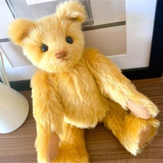 Nana Bee.♡ハンドメイド テディベア 31㎝ ゴールドの通販 by Grace 's