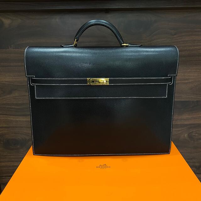 Hermes - エルメス 定価90万 ケリーデペッシュ 38 ブリーフケース ブラック A4の通販 by ︎ヒロ ︎プロフ必読 ︎｜エルメス