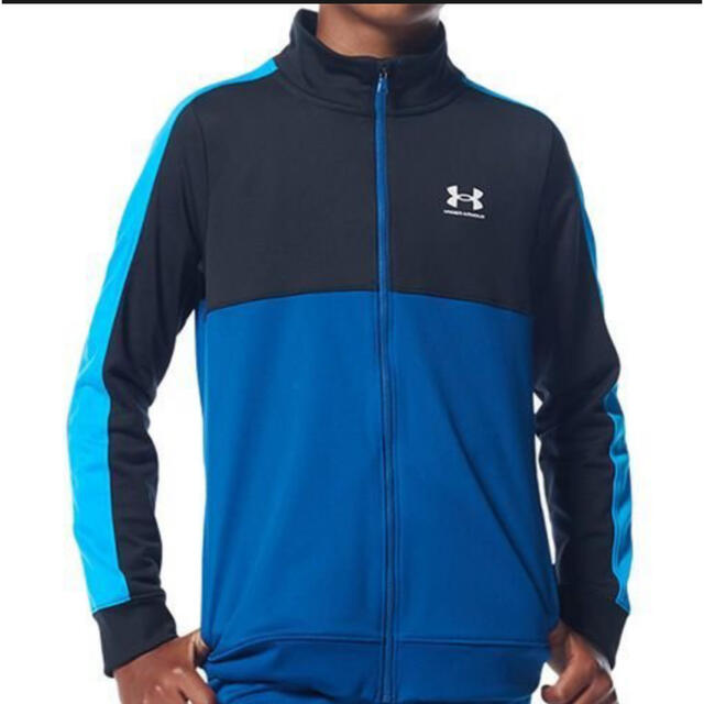 UNDER ARMOUR(アンダーアーマー)の新品 アンダーアーマー ジャージ 上下セット トラックスーツ 160cm ブルー キッズ/ベビー/マタニティのキッズ服男の子用(90cm~)(その他)の商品写真