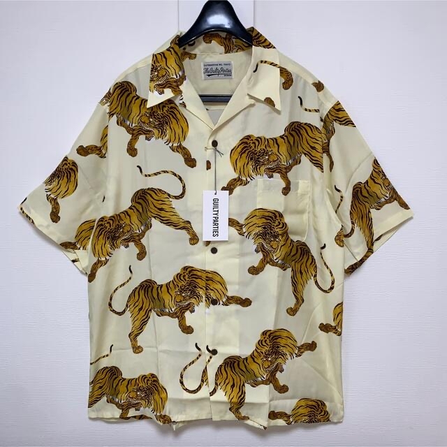 【WACKOMARIA】(L-B)虎 HAWAIIAN SHIRT／新品／送料込