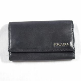 プラダ(PRADA)のPRADA / プラダ ■ 六連 キーケース レザー ブラック KEY / キー / 鍵 ブランド 中古 [0990007777](キーケース)