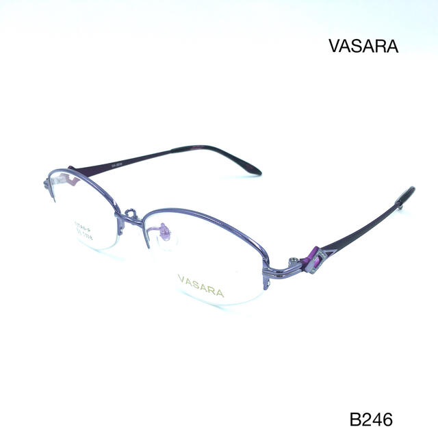 VASARA バサラ　VA-2016 3 レディース眼鏡フレーム　チタニウム