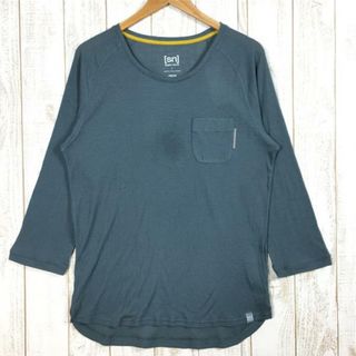 MENs M  アトリエブルーボトル × SN supernatural ハイカーズ リブ Tシャツ 8部袖 Hikers RIB T-shirt 8sleeve ウール 生産終了モデル 入手困難 ATELIER BLUE BOTTLE SNX016350 ブルー系(その他)