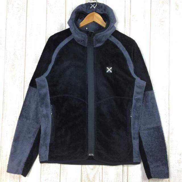 実測値身幅MENs M  モンチュラ ポーラー ジャケット Polar Jacket ハイロフト フリース フーディ MONTURA ブラック系