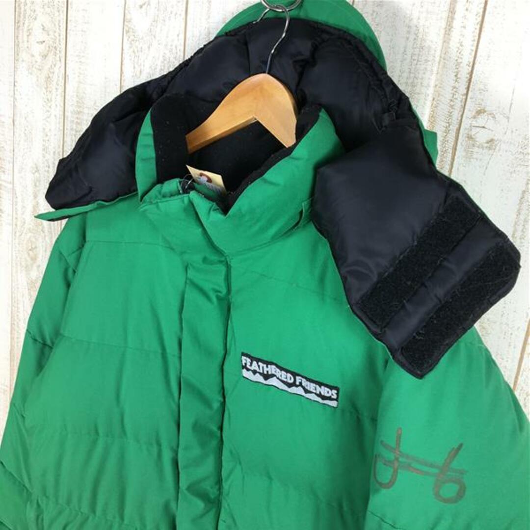 MENs M  フェザードフレンズ フロント ポイント ジャケット Front Point Jacket ダウン フーディ アメリカ製 貸出用？ サンプル？ 入手困難 FEATHERED FRIENDS グリーン系 メンズのメンズ その他(その他)の商品写真