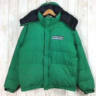 MENs M  フェザードフレンズ フロント ポイント ジャケット Front Point Jacket ダウン フーディ アメリカ製 貸出用？ サンプル？ 入手困難 FEATHERED FRIENDS グリーン系(その他)