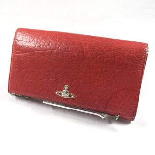 Vivienne Westwood / ヴィヴィアンウエストウッド ■ チェーンウォレット レザー赤 財布 / サイフ / ウォレット / wallet / コイン ブランド  [0990008093]