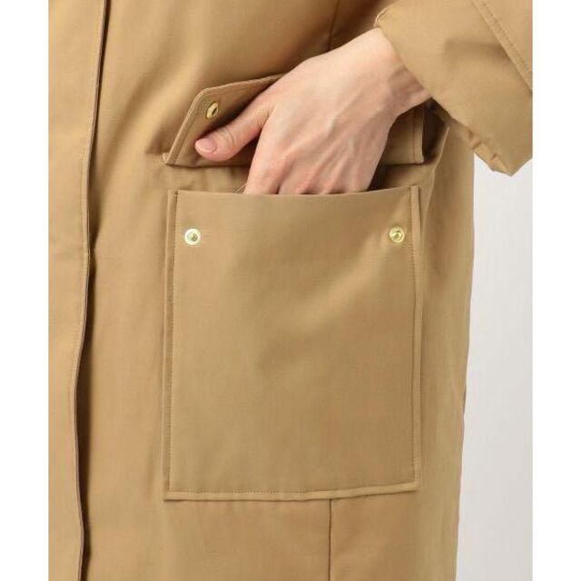美品】自由区 23区 カーキモッズコート ロング中綿コート