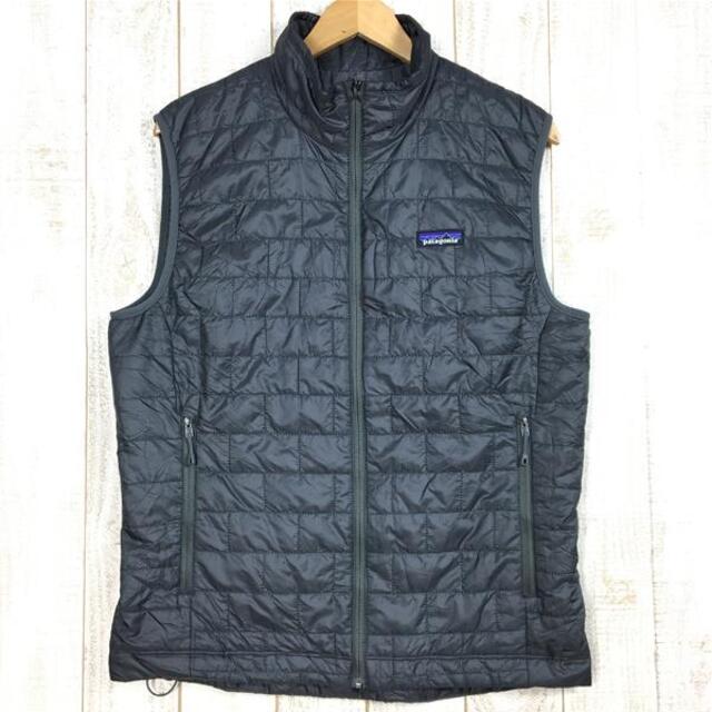 MENs M  パタゴニア ナノパフ ベスト NANO PUFF VEST プリマロフト ゴールド インサレーション 企業刺繍 ユニフォーム PATAGONIA 84242 FGE Forge Gray グレー系