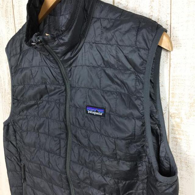 MENs M  パタゴニア ナノパフ ベスト NANO PUFF VEST プリマロフト ゴールド インサレーション 企業刺繍 ユニフォーム PATAGONIA 84242 FGE Forge Gray グレー系