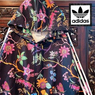 アディダス(adidas)のアディダス ファーム パーカー トレーナー ジャージ アリス ディズニー 花柄(パーカー)