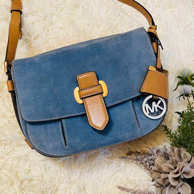 レア✳︎MICHAEL KORS ショルダーバッグ スエード レザー 差込錠