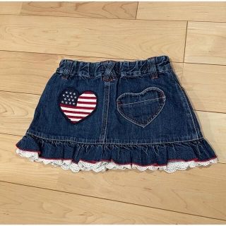 トミーヒルフィガー(TOMMY HILFIGER)の110センチ　トミーフィルヒガー　ミニスカート　デニム　TOMMY (スカート)