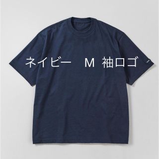 ワンエルディーケーセレクト(1LDK SELECT)のエンノイ ennoy パックtシャツ ネイビー 袖ロゴ　M(Tシャツ/カットソー(半袖/袖なし))