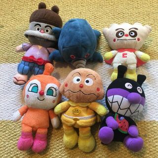 アンパンマン　人形　セット売り　中古(キャラクターグッズ)