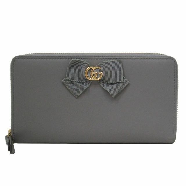 正規品正規販売店 【中古】グッチ 長財布 435819 レザー GGマーモント