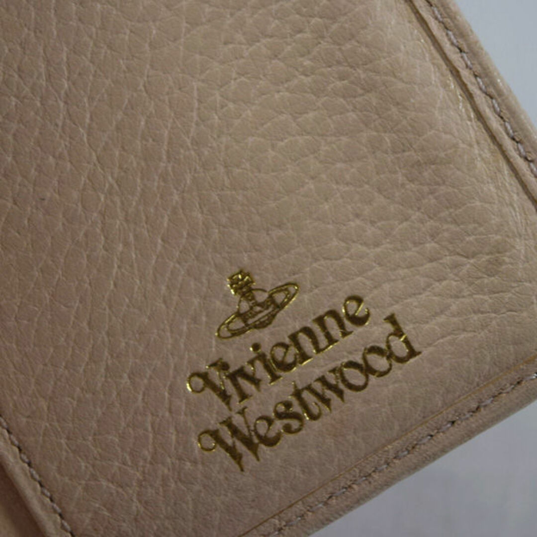 Vivienne Westwood(ヴィヴィアンウエストウッド)のVivienne Westwood / ヴィヴィアンウエストウッド ■ ハラコ Wホック財布 ピンク レオパード 財布 / サイフ / ウォレット / wallet / コイン ブランド 中古 [0990008200] レディースのファッション小物(財布)の商品写真