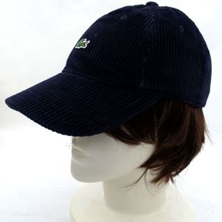 ラコステ(LACOSTE)のLACOSTE / ラコステ ■ コーデュロイキャップ ワンポイント ネイビー RK3699L メンズ / MEN / 男性帽子 / キャップ ブランド 新品 [0990008625](キャップ)