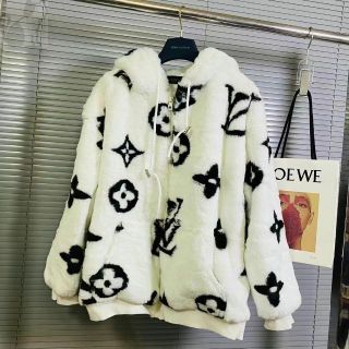 ♡可愛い♡ ヴィトン ラビット ファー コート レディース 美品