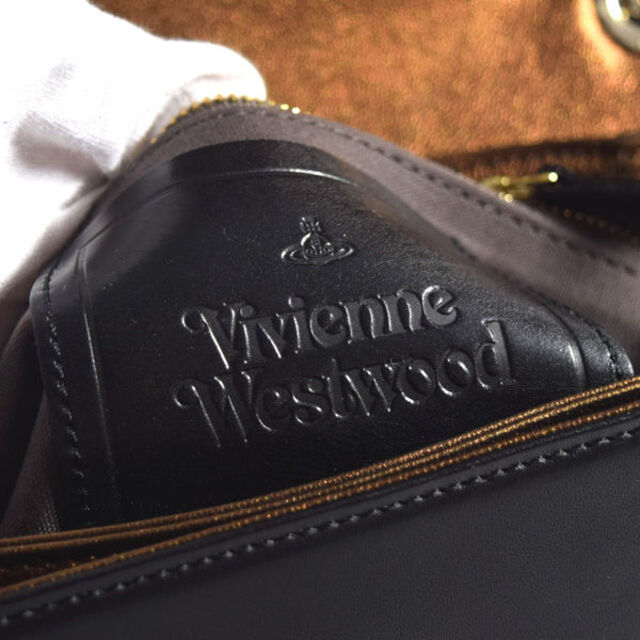 Vivienne Westwood / ヴィヴィアンウエストウッド ■ オーブ チェーンショルダーバッグ レザー 黒 バッグ / バック / BAG / 鞄 / カバン ブランド  [0990008324]