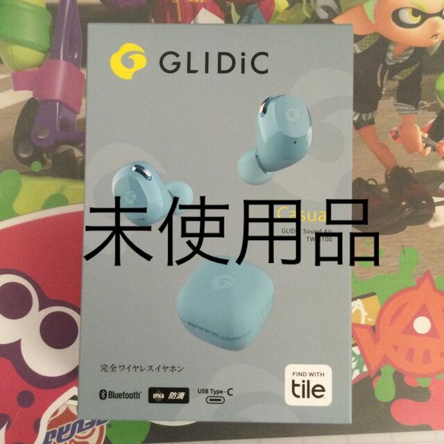 Softbank(ソフトバンク)の未使用品！GLIDiC 完全ワイヤレスイヤホン SB-WS57-MRTW/LB スマホ/家電/カメラのオーディオ機器(ヘッドフォン/イヤフォン)の商品写真