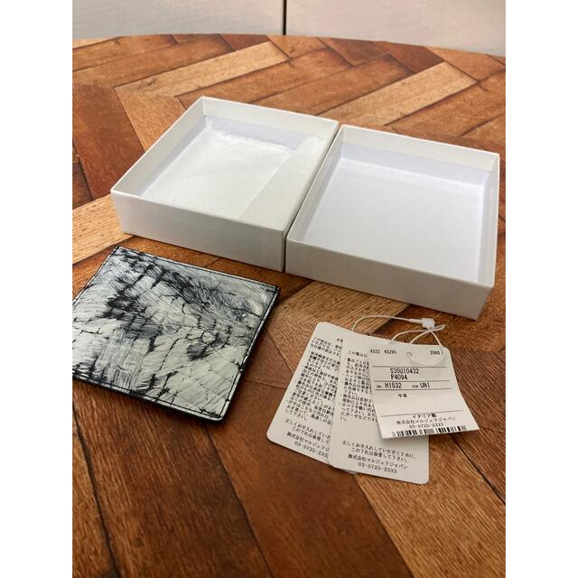 maison margiela メゾンマルジェラ クロコ ペイントカードケース は