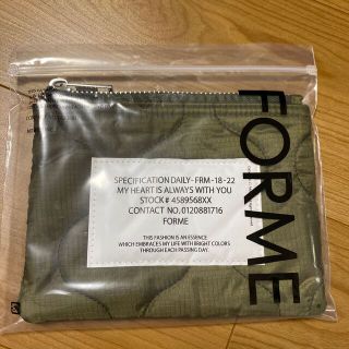 新品未使用 FORME ポーチ(その他)