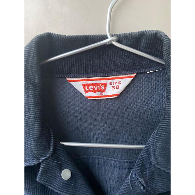 Levi's(リーバイス)のlevi's 70505  3rd サード コーデュロイ 黒 ブラック 38 メンズのジャケット/アウター(Gジャン/デニムジャケット)の商品写真