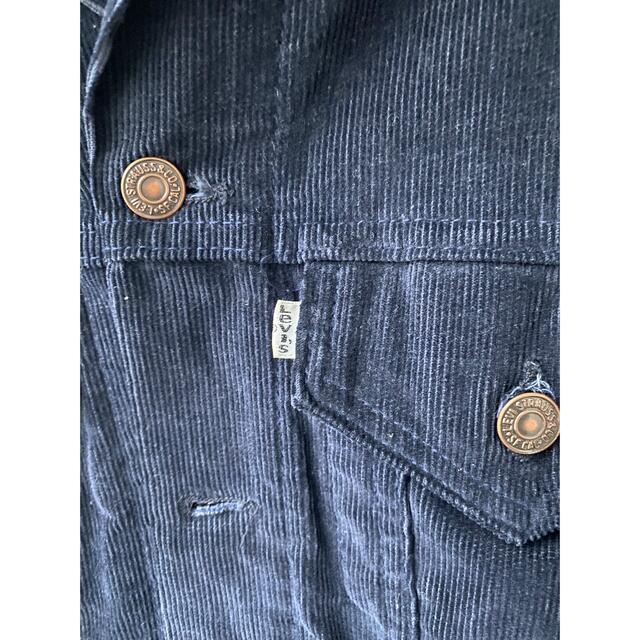 Levi's(リーバイス)のlevi's 70505  3rd サード コーデュロイ 黒 ブラック 38 メンズのジャケット/アウター(Gジャン/デニムジャケット)の商品写真