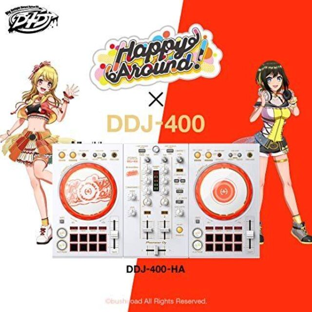 DJ機器Pioneer DJ DJコントローラー DDJ-400-HA D4DJコラボ