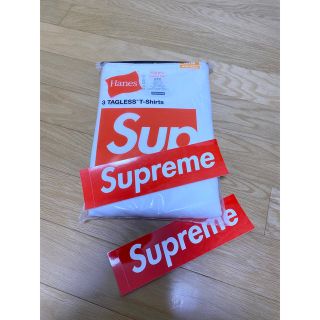 ヘインズ(Hanes)の【新品】Hanes×Supreme ヘインズ シュプリーム　パックTシャツ白3枚(Tシャツ/カットソー(半袖/袖なし))