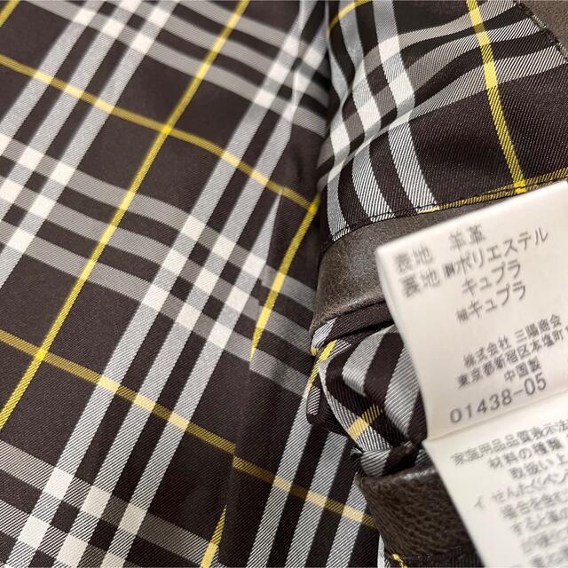 BURBERRY BLACK LABEL - バーバリーブラックレーベル レザー ...