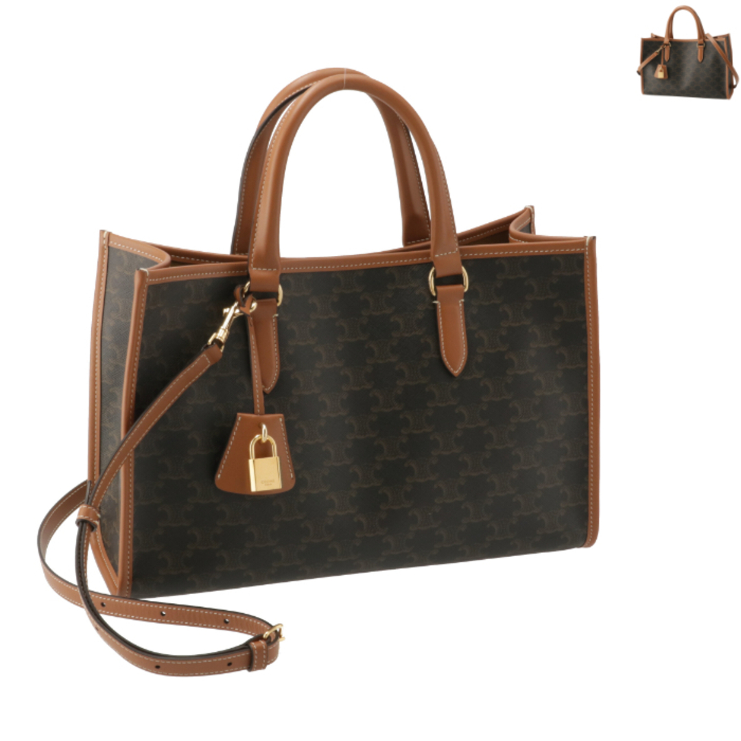 セリーヌ CELINE トートバッグ ミニ ホリゾンタル カバ トリオンフ