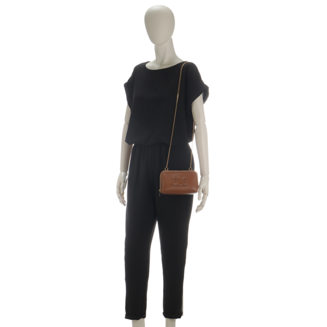 CELINE - セリーヌ CELINE ショルダーバッグ チェーン クラッチ CELINE - セリーヌ CELINE ショルダーバッグ チェーン クラッチ