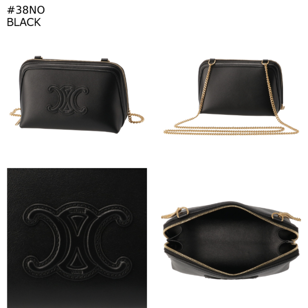 CELINE - セリーヌ CELINE ショルダーバッグ チェーン クラッチ CELINE - セリーヌ CELINE ショルダーバッグ チェーン クラッチ
