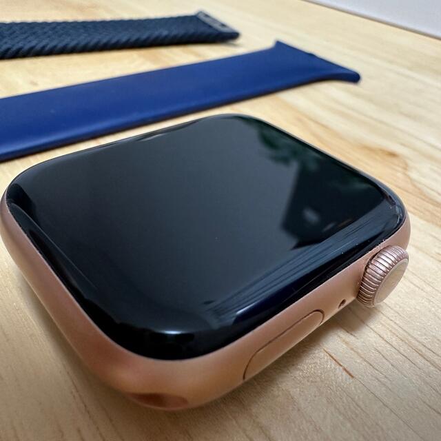 Apple Watch Series6 44mm ゴールド 純正ベルト2個付き