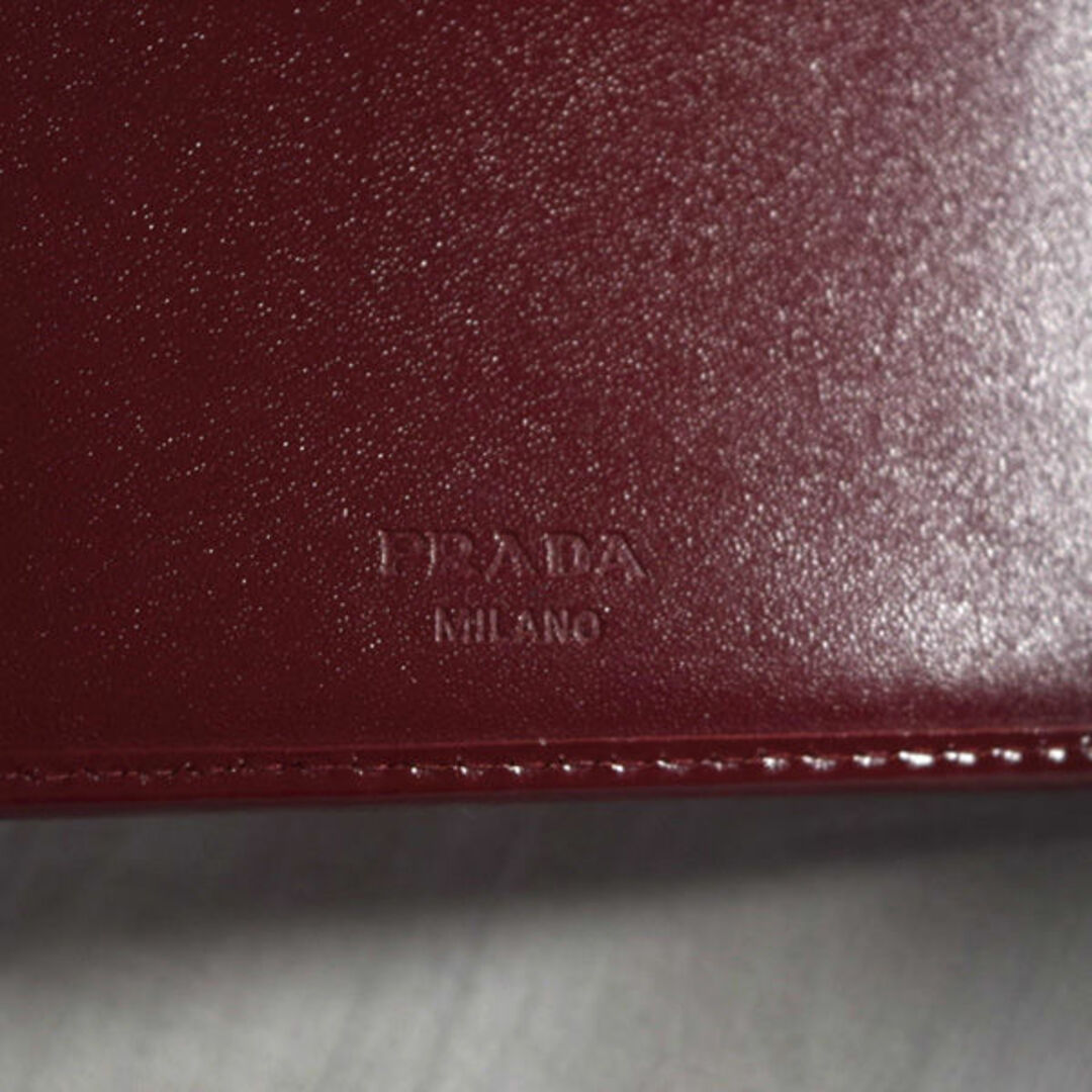 PRADA(プラダ)のPRADA / プラダ ■ 6穴システム手帳 レザー ボルドー 手帳 / アドレス / 住所録 ブランド 中古 [0990008817] メンズのファッション小物(手帳)の商品写真