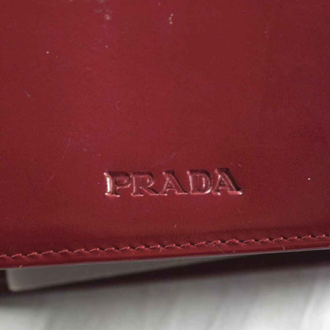 PRADA(プラダ)のPRADA / プラダ ■ 6穴システム手帳 レザー ボルドー 手帳 / アドレス / 住所録 ブランド 中古 [0990008817] メンズのファッション小物(手帳)の商品写真