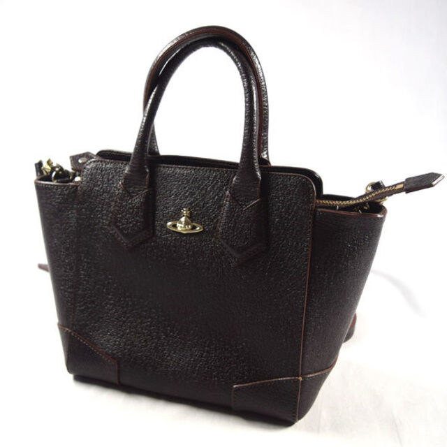 Vivienne Westwood / ヴィヴィアンウエストウッド ■ エグゼクティブ EXECUTIVE 2wayバッグ レザー 茶 バッグ /  バック / BAG / 鞄 / カバン ブランド 中古 [0990008859] | フリマアプリ ラクマ