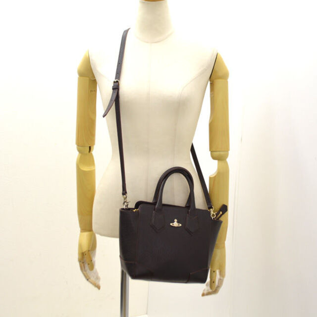 Vivienne Westwood / ヴィヴィアンウエストウッド ■ エグゼクティブ EXECUTIVE 2wayバッグ レザー 茶 バッグ / バック / BAG / 鞄 / カバン ブランド  [0990008859]