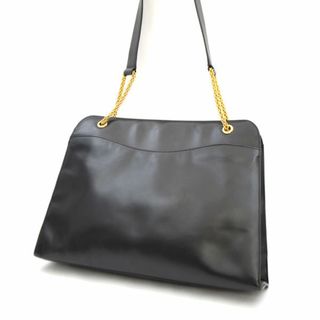 パロマピカソ(Paloma Picasso)のPaloma Picasso / パロマ ピカソ ■ ショルダートートバッグ チェーン レザー 黒 バッグ / バック / BAG / 鞄 / カバン ブランド 中古 [0990008885](ショルダーバッグ)